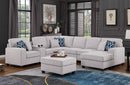 Tina - 8 Piece Upholstered Sectional With Ottoman by HouseOfZazla