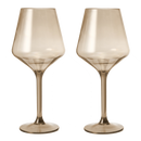 Floating Wine Glasses for Pool - Set of 2-18 OZ (Smoke)
