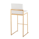 Fuji - Contemporary Design High Back Barstool by HouseOfZazla