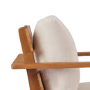 29.5' Mid-Century Modern Acacia Wood Outdoor Club Chair by HouseOfZazla