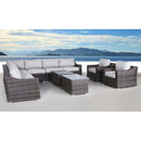 Stylish Sofa Seating Group With Cushions Perfect For Outdoor Gatherings by HouseOfZazla
