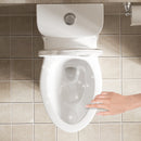 1.1/1.6 GPF Tornado Flush One-Piece Toilet with Comfort Chair Seat by HouseOfZazla