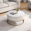 Modern Round Table With Drawers by HouseOfZazla