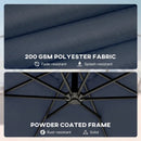 Outdoor Hanging Cantilever Umbrella