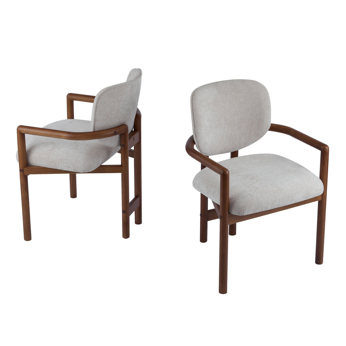 Upholstered Arm Dining Chairs (Set of 2), photo 28 of 34