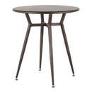 Clara - Industrial Round Dinette Table - Antique by HouseOfZazla
