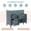 Bathroom Vanity With Sink, Freestanding Cabinet & Drawers by HouseOfZazla