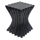Outdoor Side Table, Wave Design End Table