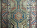 3'4" X 12' Antique Hand Made Turkish Wool Rug Runner Carpet Camel Hair Nice