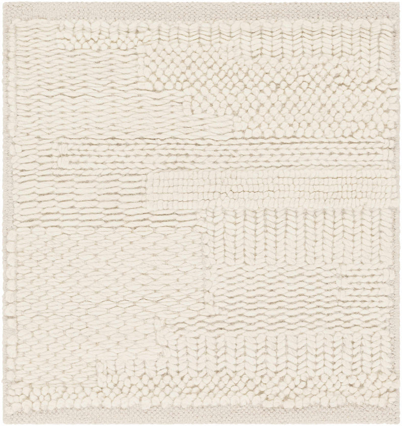 Cypress Cream Textured Wool Rug