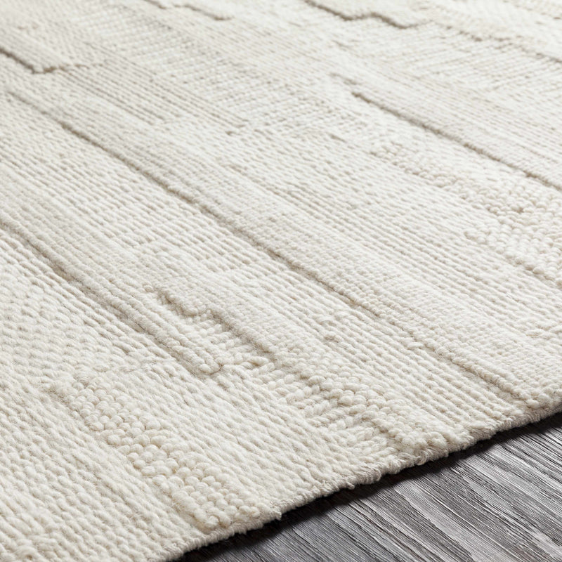 Cypress Cream Textured Wool Rug