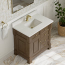 James Martin Brookfield 36" Single Bathroom Vanity, Pecan
