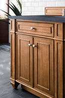 James Martin Bristol 72" Double Bathroom Vanity, Saddle Brown