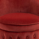 360 Degree Swivel Cuddle Barrel Accent Sofa Chairs, Round Armchairs with Wide Upholstered, Fluffy Velvet Fabric Chair for Living Room, Bedroom, Office, Waiting Rooms