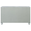 Gunnison 6-drawer Dresser Silver Metallic