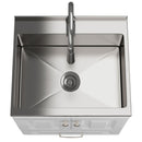 Lawrence - Laundry Cabinet With Faucet And Stainless Steel Sink by Unique Piece Furniture