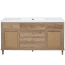 Bathroom Vanity With Sink, 5 Legs, Soft Close Drawers by HouseOfZazla