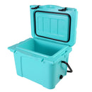 25QT Portable Cooler, Insulated Hard Cooler with Bottle Opener and Cup Holder by HouseOfZazla
