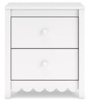 Hallityn - Two Drawer Night Stand - White