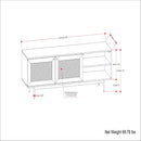 Reeves - TV Media Stand - Natural by HouseOfZazla