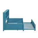 Industrial Metal Daybed With Trundle, Storage Shelves, USB Ports by HouseOfZazla