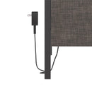Paloma - Twin Bed With Dual USB Port - Linen by Unique Piece Furniture