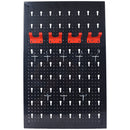 4ft Metal Garage Pegboard Tool Organizer