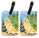 Golden Retriever Luggage Tag