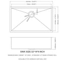 32" Undermount Kitchen Sink With, Single Bowl - Brushed Nickel by HouseOfZazla