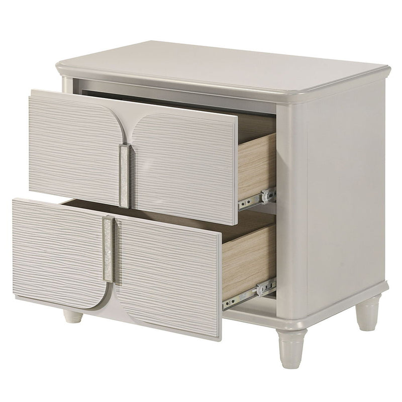 Laveda - Nightstand - Pearl White, photo 5 of 6