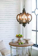 Cake Stand, Cake Plate With Magnesium Base - Cream / Brown by Unique Piece Furniture