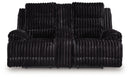 Rhine Falls - Double Reclining Power Loveseat With Console - Onyx
