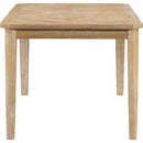 7-Piece Farmhouse Dining Set Classic Rustic Table and 6 high-back design Chairs for Dining Room, Kitchen (Natural Wood Wash)