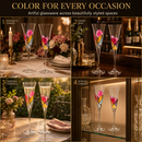 Artisanal Hand Painted Renaissance Romantic Stained Glass