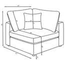 Rhette - Upholstered Sectional by HouseOfZazla