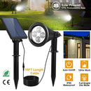 Solar Powered Spotlight for Outdoors for Gardens & Pathways by LJGDeals