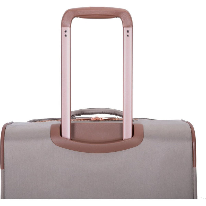 4-Piece Set (16/20/24/28), Softshell Suitcase Spinner Wheels Terylene Luggage Sets Carry On Suitcase Luggage Lightweight Durable Suitcase Khaki