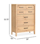 Somerset - Drawer Chest - Butternut
