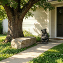 12'' Antique Bronze Mother And Cub Bear Statue