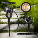 CD43 5W Waterproof LED Landscape Narrow Beam Directional Outdoor 12V Low Voltage Aluminum Spotlight