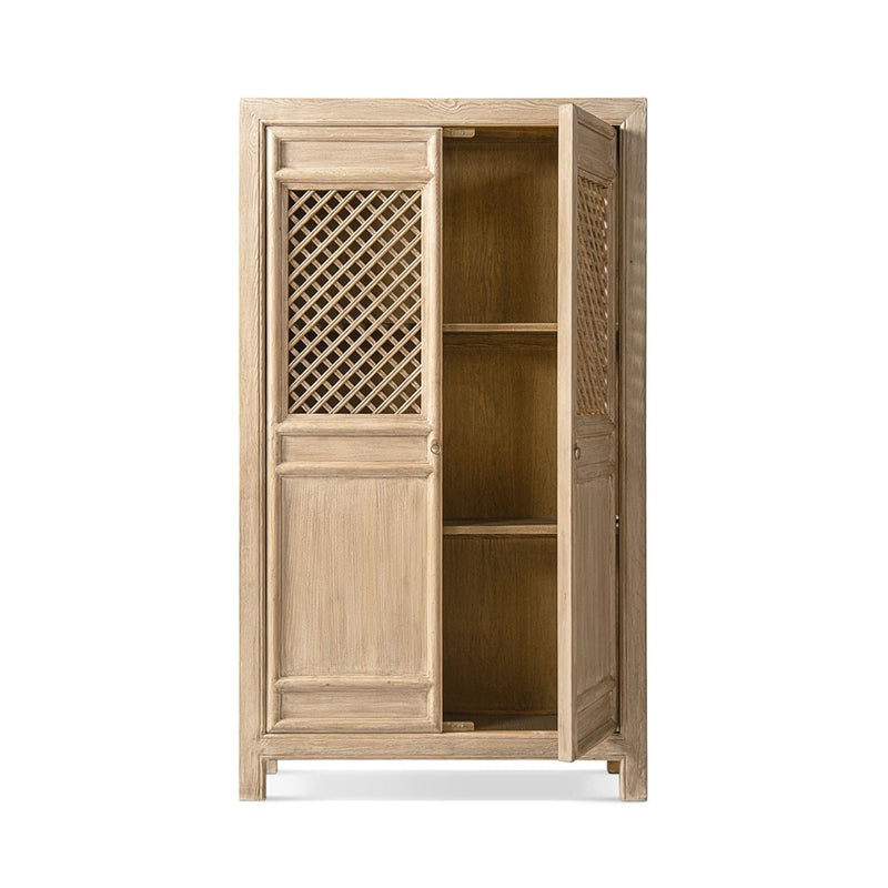 Arden - 2 Door Bookcase Storage Cabinet - Natural, photo 10 of 12