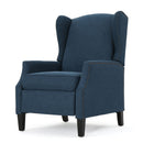 Westeros Wing Back Fabric Upholstered Recliner by Unique Piece Furniture