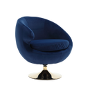 360 Degree Swivel Cuddle Barrel Accent Chairs, Round Armchairs with Wide Upholstered, Fluffy Fabric Chair for Living Room, Bedroom, Office, Waiting Rooms