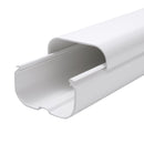 Mini Split Line Set Cover 3 Inch W x 15.8 Ft L PVC Decorative Pipe Line Cover by HouseOfZazla
