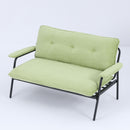 Modern Metal Frame Sofa With Sponge Filling For Compact Spaces And Versatile Use by HouseOfZazla