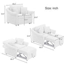 Convertible Sleeper Chair With Adjustable Backrest by HouseOfZazla