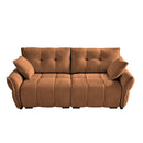 Modern Sofa & Pillows, Textured Cover, High Rebound Cushions by HouseOfZazla