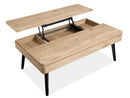 Fletcher - Lift Top Storage Cocktail Table - Driftwood by Unique Piece Furniture