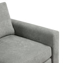 4-Seat L-shaped Modular Sofa with Thick Backrest and Seat Cushions, Suitable for Living Rooms, Offices