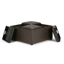 Avalon - Square Coffee Table, Storage Ottoman by HouseOfZazla